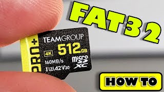 Format your micro sd card to fat32 any size cards with this awesome tool [upl. by Bissell]