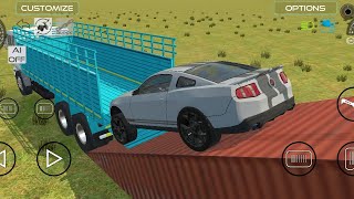 Mustang Gt loaded on truck ⚡ indian vehicles simulator 3d game [upl. by Carie]