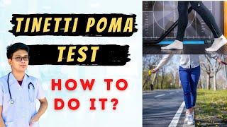 POMA  TINETTI BALANCE TEST  Performance Oriented Mobility Assessment [upl. by Aikel]