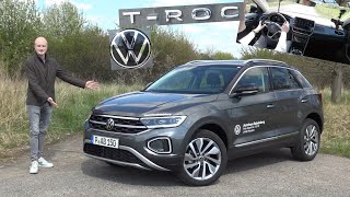 Der neue VW TRoc im Test  Was kann das Facelift besser Review Kaufberatung  Style 15 TSI ACT [upl. by Ardaid]