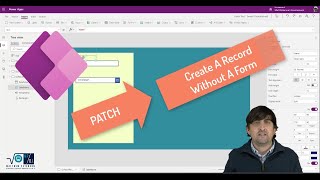 Power Apps Patch To Create Records Without A Form [upl. by Fawnia43]