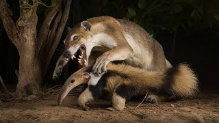 Wild Predator Attacks Anteater In HeartStopping Moment [upl. by Gardel]