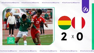 BOLIVIA vs PERÚ 20  RESUMEN Y GOLES DEL PARTIDO  FECHA 5  CLASIFICATORIAS 2026 🇧🇴⚽🇵🇪 [upl. by Ahcsropal]