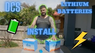 DCS LITHIUM BATTERIES UNDER THE BONNET OF 79 SERIES LANDCRUISER INSTALL [upl. by Leizahaj]