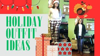 Holiday Outfit Ideas  Thanksgiving Outfits  Christmas Outfits [upl. by Sirenay]