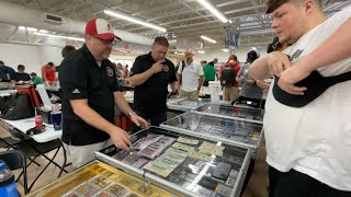 Spending 13000 at the Shipshewana Card Show Were BACKKK Show Vlog 10 [upl. by Bautista]