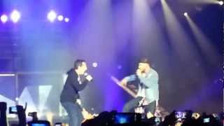 Petit oiseau  M Pokora ft Gad Elmaleh Bercy 16122012 [upl. by Ailana]