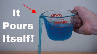 A Liquid That Pours Itself The SelfSiphoning Fluid Polyethylene Glycol [upl. by Eah]