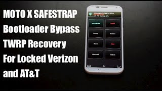 Moto X SafeStrap TWRP Recovery For Locked ATampT Verizon Bootloader Bypass [upl. by Vanhook]