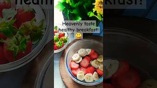 Chocolate overnight oats breakfast healthy breakfast oatsrecipe musttry mustwatch shorts [upl. by Fidelas30]