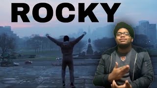 first time watching Rocky 1976 • a masterpiece Rocky Movie Reaction [upl. by Anippesuig]