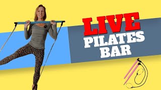 Pilates Bar LIVE Workout  Friday 15th [upl. by Ecilef]