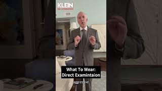 What To Wear As A Trial Attorney Direct Examination jurytrial [upl. by Debee]