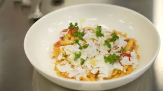 The Dish Cavatelli with Sicilian Trapanese Pesto from Nicholas Elmi at The Pump House [upl. by Dleifniw470]