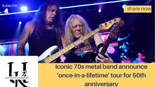 Iconic 70s metal band announce ‘onceinalifetime’ tour for 50th anniversary [upl. by Sukin767]