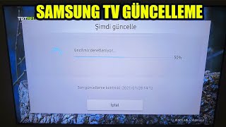 SAMSUNG SMART TV NASIL GÜNCELLENİR  2021 [upl. by Alvina]