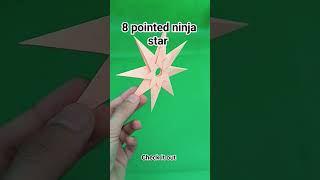 how to do a 8 pointed ninja star [upl. by Eulalia]