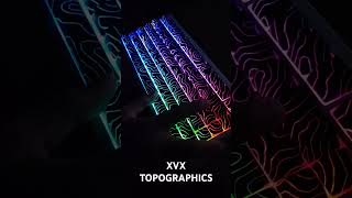 XVX Topographics Keycap Pattern ShineThrough [upl. by Demha]