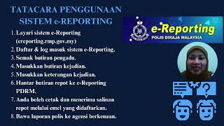 OUMH1603 PERSEMBAHAN DIGITAL KEMAHIRAN BERFIKIR ABAD KE21  SISTEM eREPORTING PDRM [upl. by Odnesor]