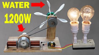 I Create Powerful Water Turbine Generators Easily At Home [upl. by Latsyrhk]