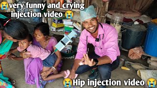 injection video baby crying  Injection video baby crying on hip in hospital  injection video [upl. by Dolores427]