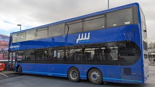 Rail Replacement Aldermaston Coach Lines MCV Evoseti Volvo B8L D8K 77LZF BV73 MHM [upl. by Tsenrae]