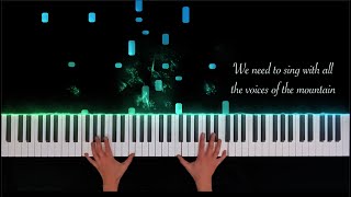 Tori Kelly  Colors Of The Wind piano accompaniment [upl. by Yesrod]