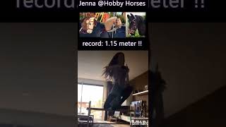 Teamlid Jenna ♥ Hobby Horse  record springen 115m  nobody flies like Jenna [upl. by Adihsaar]