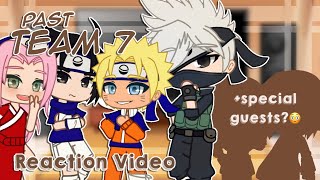 Past Team 7   React to tiktoks and edits Naruto  Sasusaku [upl. by Mccully]