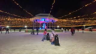 Ice rink  Hyde park London  Winter Wonderland 2022 [upl. by Eillom877]