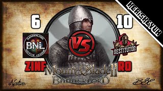 Zinfandel vs RO BNL Official  Mount and Blade 2 Bannerlord Div C [upl. by Dove]