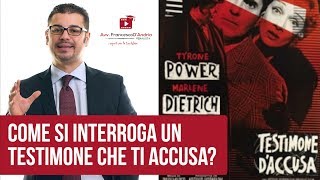 Come si interroga un testimone che ti accusa [upl. by Yssis]