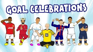 🎵ICONIC GOAL CELEBRATIONS  The Song🎵 Footballs Best Goal Celebrations [upl. by Nosille511]