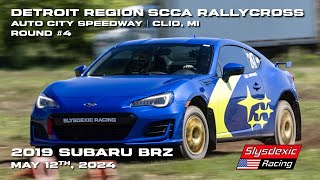 2024 DRSCCA RallyCross Rnd 4  19 Subaru BRZ  Auto City Speedway [upl. by Mungovan]