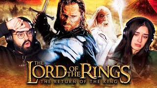 Our first time watching THE LORD OF THE RINGS THE RETURN OF THE KING 2003 blind movie reaction [upl. by Brockie]