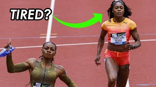 What Happened to Elaine Nike Prefontaine Womens 100m Finals Reaction [upl. by Eicyak]