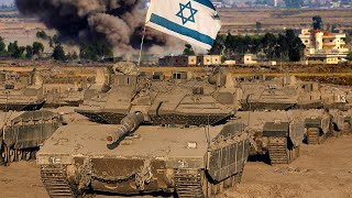 Dozens IDF Merkava Tanks Go Wild Again On The Battlefield [upl. by Airyt414]