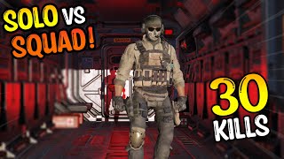 JOGANDO COM A SKIN DO GHOST NO SOLO VS SQUAD 30 KILLS  COD MOBILE  BATTLE ROYALE [upl. by Toile]