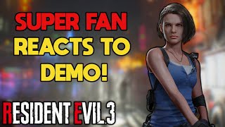 Resident Evil Superfan Tries Resident Evil 3 Demo [upl. by Strawn]