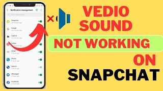 How to fix Snapchat sound not working  Snapchat sound not working 2024 [upl. by Solegnave292]