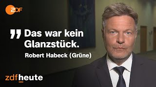 Vizekanzler Habeck ärgert sich über AmpelZoff quotVersauen es uns permanent selbstquot  heute journal [upl. by Chelsie]