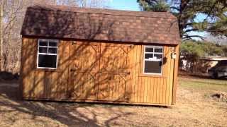 Graceland Portable Buildings Side Lofted Barn Review [upl. by Haissem]