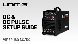 VIPER 180 ACDC  DC amp DC Pulse Welding Setup Guide [upl. by Mauretta]