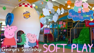 Peppa Pig Soft Play Area at PEPPA PIG WORLD  Georges Spaceship Play zone NOV 2024 4K [upl. by Enileme]