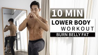 No Gym Lower Body 10min Workoutㅣ하체운동 끝판왕 10분 홈트레이닝 [upl. by Bueschel420]