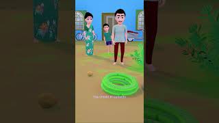 sanp sanp chinki sanp agya comedytimetoons funny comedy animated 3danimation bhabhicomedy [upl. by Melone928]