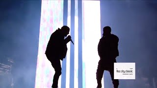 Kanye West Big Sean  Clique Live at 2015 Roc City Classic [upl. by Shelman795]