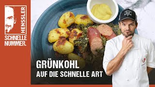 Schnelles Grünkohl auf die schnelle Art Rezept von Steffen Henssler [upl. by Ahsai398]