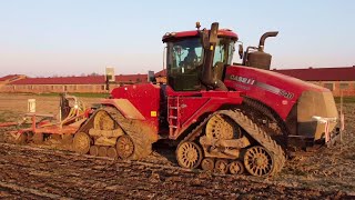 Case IH Quadtrac 540  ripper Mainardi liquid manure injection  Interramento liquame  POV [upl. by Jojo]