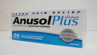 ANUSOL PLUS 24 Hemorrhoidal Suppositories Review [upl. by Nyrek]